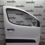 BERLINGO / PARTNER DRIVER SIDE FRONT DOOR BANQUISE WHITE EWP 2009 TO 2018 .