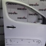 CITROEN BERLINGO / PEUGEOT PARTNER DRIVERS SIDE DOOR IN WHITE 2009 TO 2018