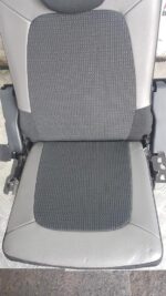 CITROEN C4 GRAND PICASSO SEAT PASSENGER SIDE REAR THIRD ROW BLACK / GREY - Image 3