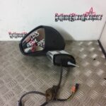 CITROEN DS3 PASSENGER SIDE POWER FOLD WING MIRROR IN BLACK / CHROME 2009 TO 2018