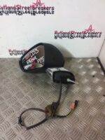 CITROEN DS3 PASSENGER SIDE POWER FOLD WING MIRROR IN BLACK / CHROME 2009 TO 2018
