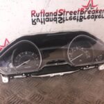 PEUGEOT 2008 INSTRUMENT CLUSTER / CLOCKS SPEEDO 9813849580 2013 TO 2019