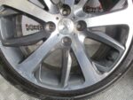PEUGEOT 208 SINGLE DIAMANTE ALLOY WHEEL BLACK - SILVER DIAMOND CUT 205 / 45 / 17 - Image 13