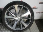 PEUGEOT 208 SINGLE DIAMANTE ALLOY WHEEL BLACK - SILVER DIAMOND CUT 205 / 45 / 17 - Image 3