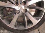 PEUGEOT 208 SINGLE DIAMANTE ALLOY WHEEL BLACK - SILVER DIAMOND CUT 205 / 45 / 17 - Image 8