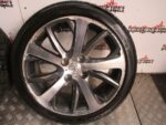 PEUGEOT 208 SINGLE DIAMANTE ALLOY WHEEL BLACK - SILVER DIAMOND CUT 205 / 45 / 17 - Image 10