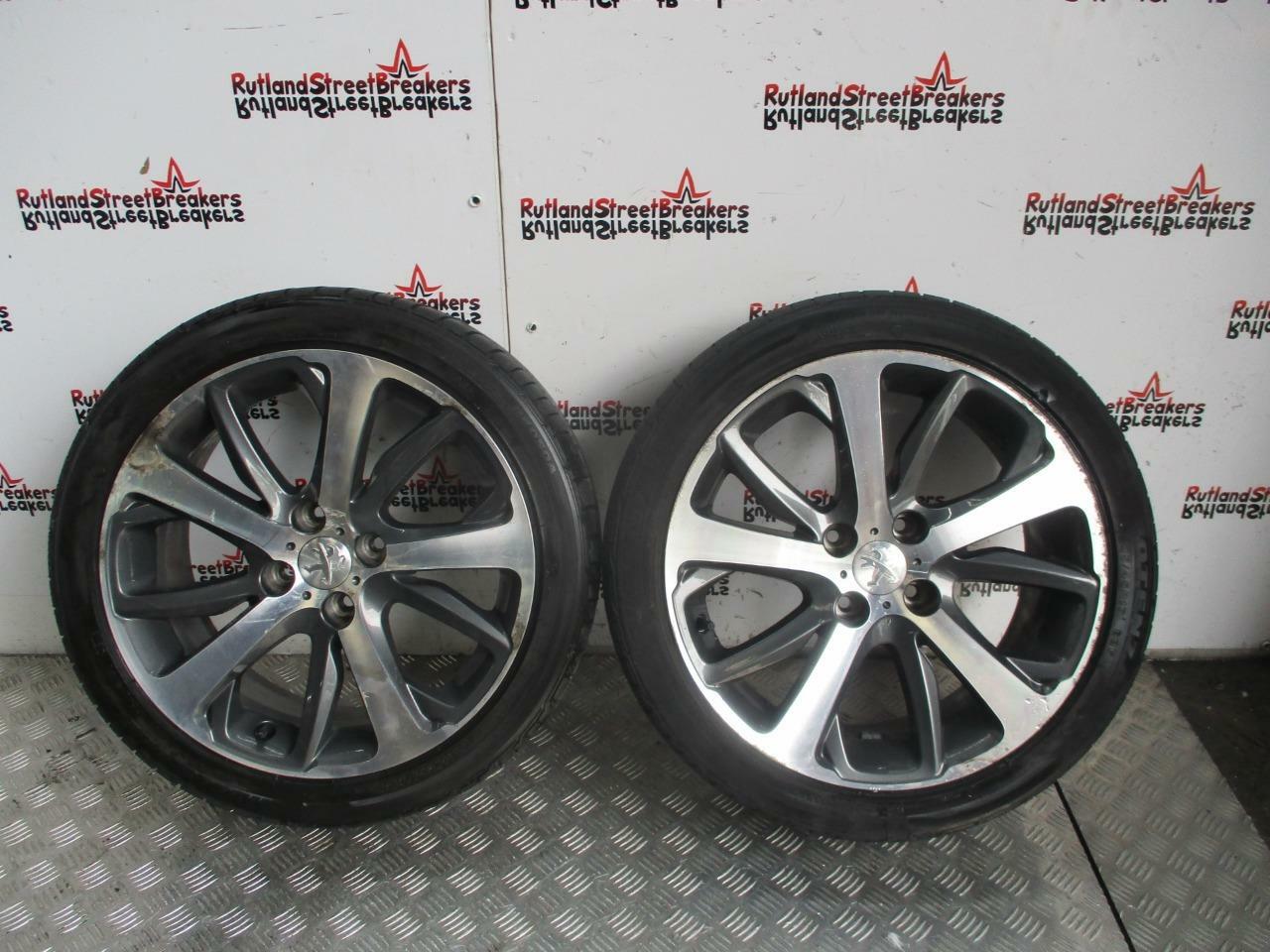 PEUGEOT-208-SINGLE-DIAMANTE-ALLOY-WHEEL-BLACK-SILVER-DIAMOND-CUT-205-45-17-133432939660 PEUGEOT 208 SINGLE DIAMANTE ALLOY WHEEL BLACK - SILVER DIAMOND CUT 205 / 45 / 17 - Image 1