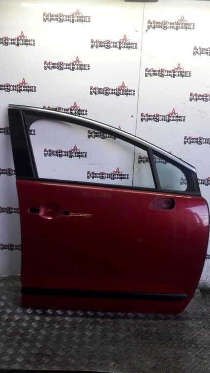 PEUGEOT 3008 DRIVER SIDE FRONT DOOR IN BABYLON RED LKR 2009 TO 2016