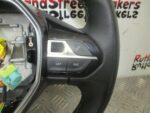 PEUGEOT 3008 FLAT BOTTOM STEERING WHEEL WITH WIRING 98105487AU 2017 TO 2020 - Image 6