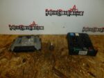 PEUGEOT 307 9HX COMPLETE ECU KIT INC KEY ECU 0281011863 9663510280