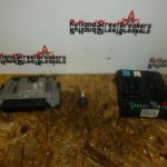 PEUGEOT 307 9HX COMPLETE ECU KIT INC KEY ECU 0281011863 9663510280
