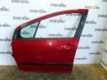 PEUGEOT 308 PASSENGER SIDE FRONT DOOR RED LKR 2008 2009 2010 2011 2012  2013