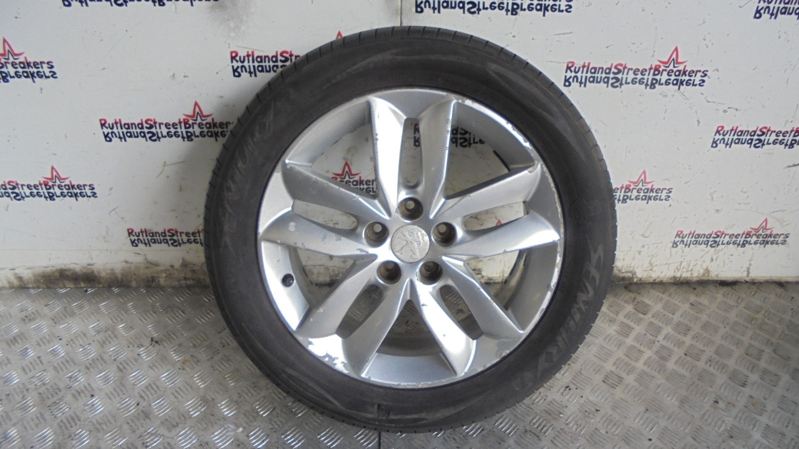PEUGEOT-508-SINGLE-ALLOY-WHEEL-TYRE-SIZE-215-55-R17-136644630190 PEUGEOT 508 SINGLE ALLOY WHEEL TYRE SIZE 215 / 55 / R17 - Image 1