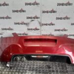 PEUGEOT RCZ REAR BUMPER IN BLOOD RED KJC WITH PARKING SENSORS 2010 TO 2015