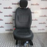 RENAULT CAPTUR PASSENGER SEAT IN BLACK CLOTH / LEATHER 2013 TO 2019