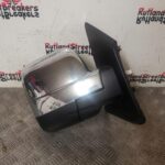 RENAULT TRAFIC VAUXHALL VIVARO DRIVER SIDE WING MIRROR BLACK CHROME 2014 - 2019