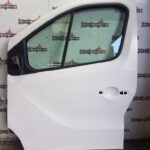 RENAULT TRAFIC / VAUXHALL VIVARO PASSENGER SIDE FRONT DOOR WHITE 2014 TO 2019