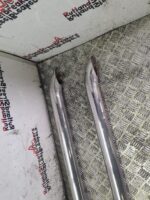 Renault Trafic Vauxhall Vivaro Side Steps Bars Chrome Set 2014 to 2019 C2855 - Image 6