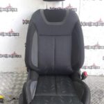 CITROEN C4 PASSENGER SIDE FRONT SEAT IN GREY / BLACK CLOTH 2011 TO 2017