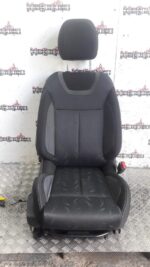 CITROEN C4 PASSENGER SIDE FRONT SEAT IN GREY / BLACK CLOTH 2011 TO 2017