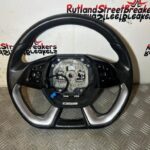 CITROEN DS5 STEERING WHEEL BLACK LEATHER 2012 to 2018, 98002842ZQ