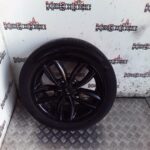 MINI 17" SINGLE ALLOY WHEEL 5 SPOKE BLACK 205 / 55 / R17 LA WHEEL STYLE 124