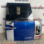 MINI CLUB MAN R55 R56 R57 DRIVER SIDE BARN DOOR  IN BLUE A63/5 2006 TO 2012