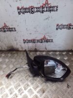 PEUGEOT 2008 DRIVER WING MIRROR IN BLACK ELECTRIC POWER FOLD KTV 2013 TO 2019