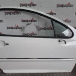 PEUGEOT 207 3 DOOR DRIVER SIDE FRONT DOOR IN BANQUISE WHITE EWP 2006 TO 2012