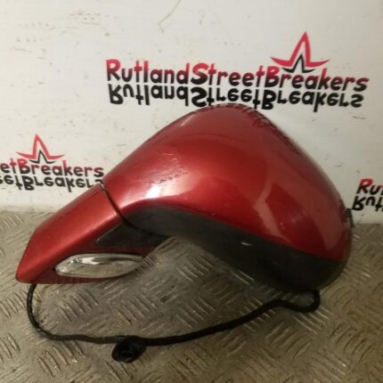 PEUGEOT 207 CC PASSENGER SIDE POWER FOLD ELECTRIC WING MIRROR RED KHS 2006- 2012
