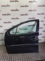 PEUGEOT 207 PASSENGER SIDE FRONT DOOR – OBSIDIAN BLACK EXL 2006 TO 2012