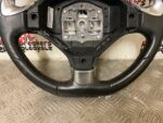 PEUGEOT RCZ LEATHER STEERING WHEEL IN BLACK / CHROME 2010 TO 2015 - Image 3