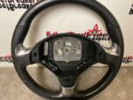PEUGEOT RCZ LEATHER STEERING WHEEL IN BLACK / CHROME 2010 TO 2015 - Image 5