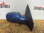 RENAULT MEGANE DRIVER SIDE ELECTRIC WING MIRROR BLUE TERNA 2003 TO 2008