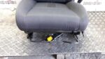 RENAULT MEGANE MK3 PASSENGER SIDE FRONT SEAT IN BLACK / GREY CLOTH 2011 TO 2015 - Image 7