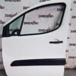 CITROEN BERLINGO PEUGEOT PARTNER PASSENGER SIDE FRONT DOOR WHITE EWP 2009 - 2018