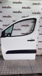CITROEN BERLINGO PEUGEOT PARTNER PASSENGER SIDE FRONT DOOR WHITE EWP 2009 - 2018