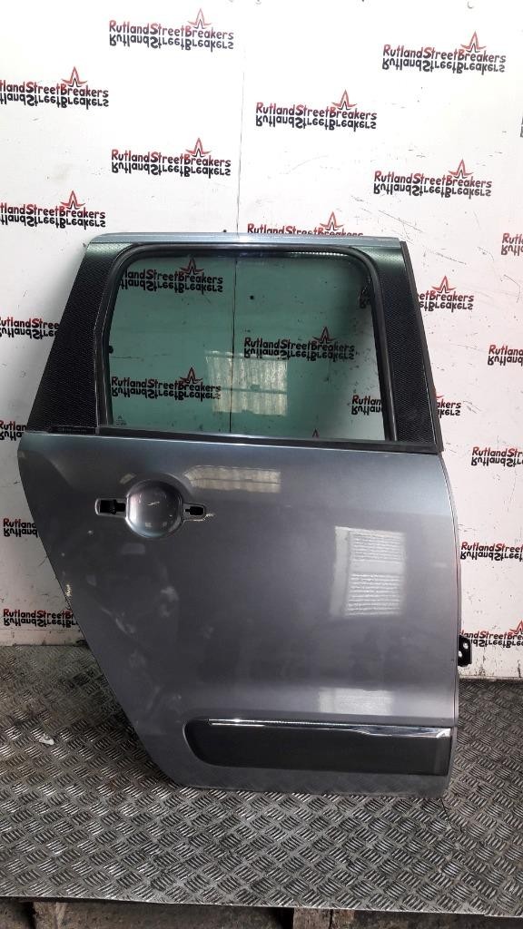 CITROEN-C3-PICASSO-DRIVER-SIDE-REAR-DOOR-IN-THORIUM-GREY-2009-TO-2016-146500070022 CITROEN C3 PICASSO DRIVER SIDE REAR DOOR IN THORIUM GREY 2009 TO 2016 - Image 1
