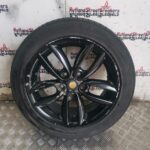 MINI 17" SINGLE ALLOY WHEEL 5 SPOKE BLACK 205 - 55 - R17 LA WHEEL STYLE 124