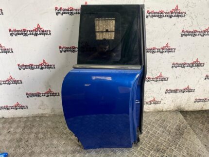 MINI CLUB MAN R55 DRIVER SIDE REAR DOOR  IN BLUE A63/5 2006 TO 2012