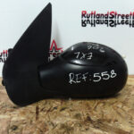PEUGEOT 206 PASSENGER SIDE MANUAL WING MIRROR BLACK EXL 2002 2003 2004 2005 2006