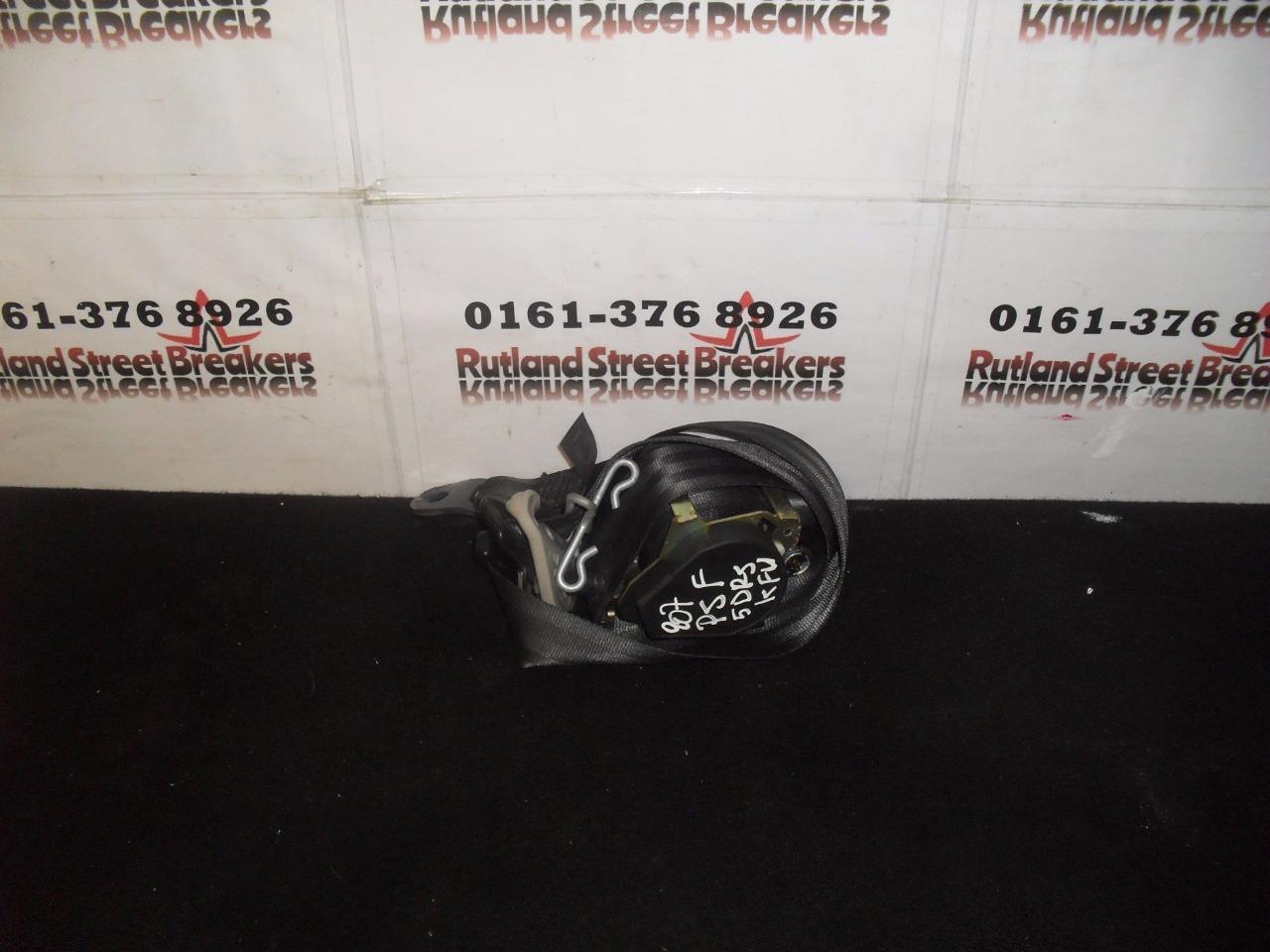 PEUGEOT-207-5DR-PASSENGER-FRONT-NEARSIDE-SEAT-BELT-WITH-PRETENSIONER-2006-2012-131800778662 PEUGEOT 207 5DR PASSENGER FRONT NEARSIDE SEAT BELT WITH PRETENSIONER 2006 - 2012 - Image 1