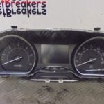 PEUGEOT 208 1.6 DIESEL SPEEDO CLOCKS DISPLAY 2012 TO 2018 9675182980