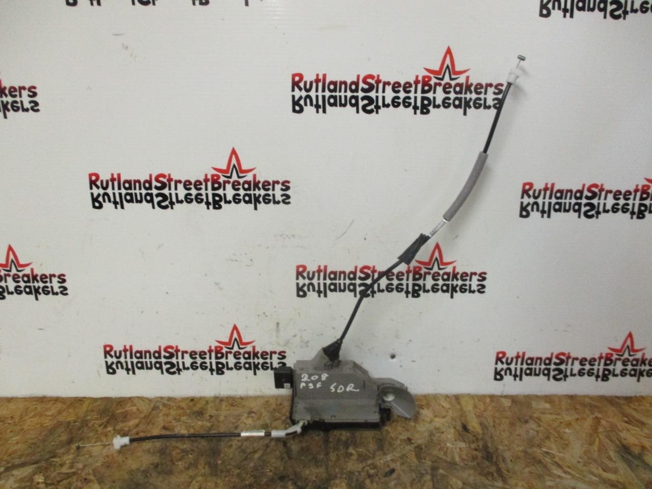 PEUGEOT-208-PASSENGER-SIDE-FRONT-DOOR-LATCH-LOCK-MECHANISM-5-DOOR-2012-TO-2018-135678115692 PEUGEOT 208 PASSENGER SIDE FRONT DOOR LATCH LOCK MECHANISM 5 DOOR 2012 TO 2018 - Image 1