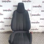 PEUGEOT 308 MK2 DRIVER SIDE SEAT IN BLACK CLOTH 2014 TO 2021