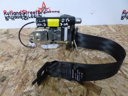 RENAULT CLIO MK3 3 DOOR DRIVER SIDE REAR SEAT BELT 2006 - 2009