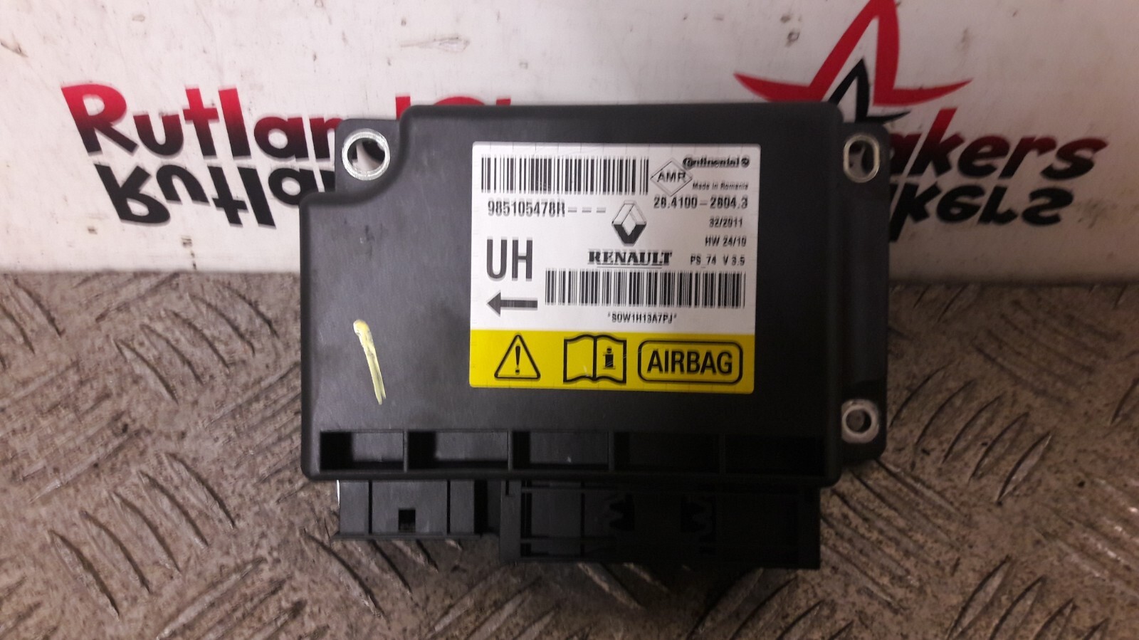 RENAULT-MEGANE-MK3-AIRBAG-ECU-CONTROL-MODULE-2009-TO-2016-145019895862 RENAULT MEGANE MK3 AIRBAG ECU CONTROL MODULE 2009 TO 2016 - Image 1