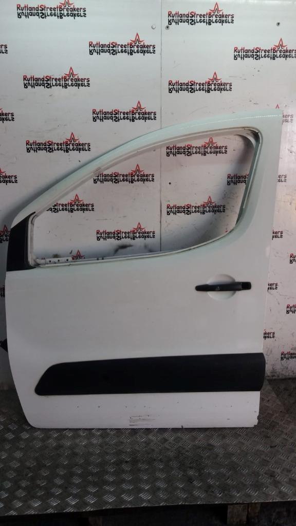 BERLINGO-PARTNER-PASSENGER-SIDE-FRONT-DOOR-BANQUISE-WHITE-EWP-2009-TO-2018-145343376813 BERLINGO / PARTNER PASSENGER SIDE FRONT DOOR BANQUISE WHITE EWP 2009 TO 2018 - Image 1