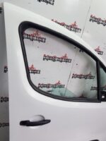 CITROEN BERLINGO / PEUGEOT PARTNER DRIVER SIDE FRONT DOOR WHITE 2009 TO 2018 - Image 4