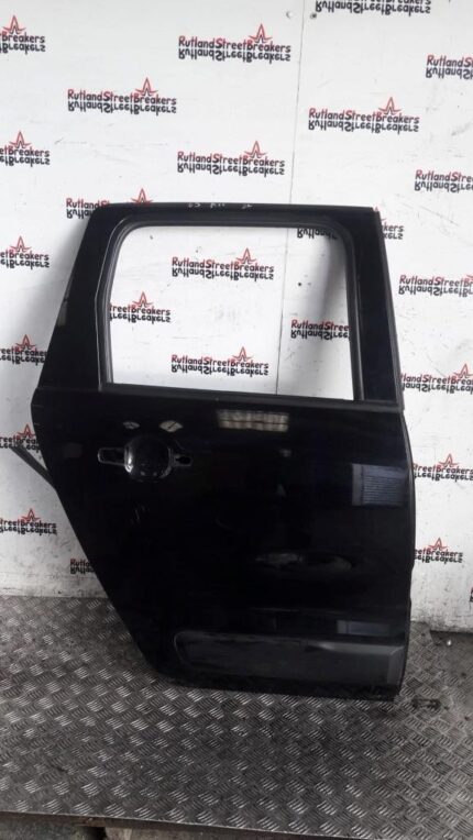 CITROEN C3 PICASSO DRIVER SIDE REAR DOOR IN PEARL BLACK KTV 2009 TO 2016